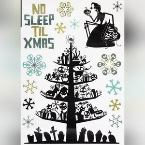 Nightmare Before Christmas Window Cling NIB